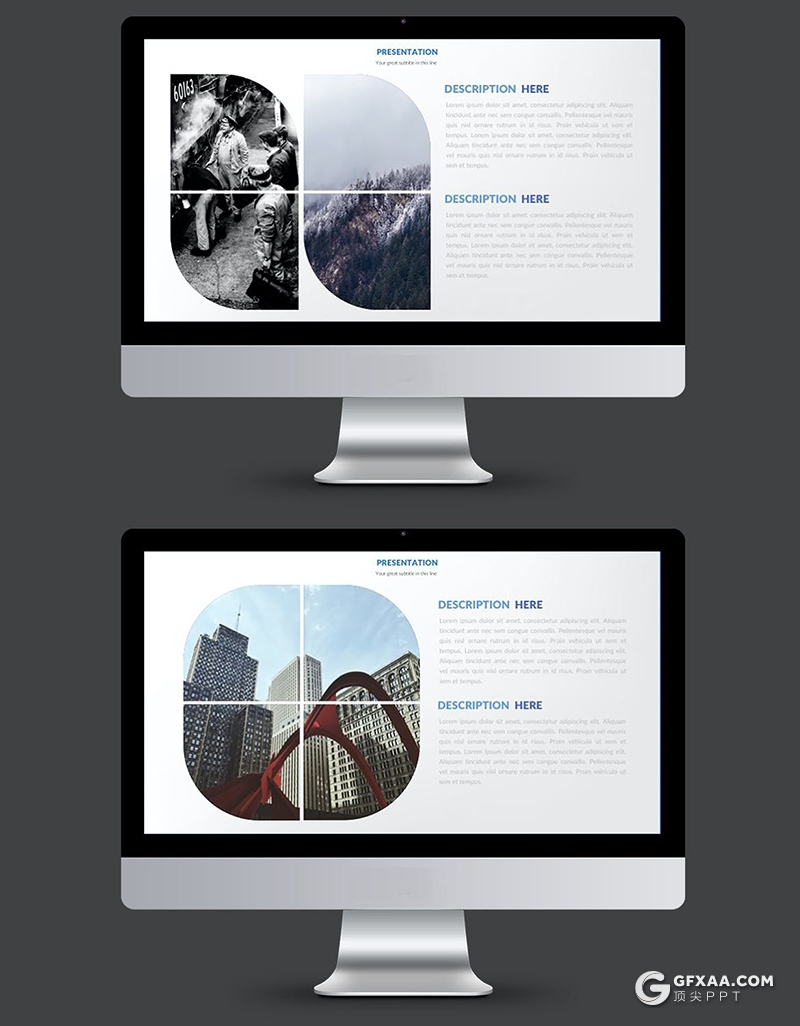 37页创意图片展示国外PPT模板 - 顶尖PPT