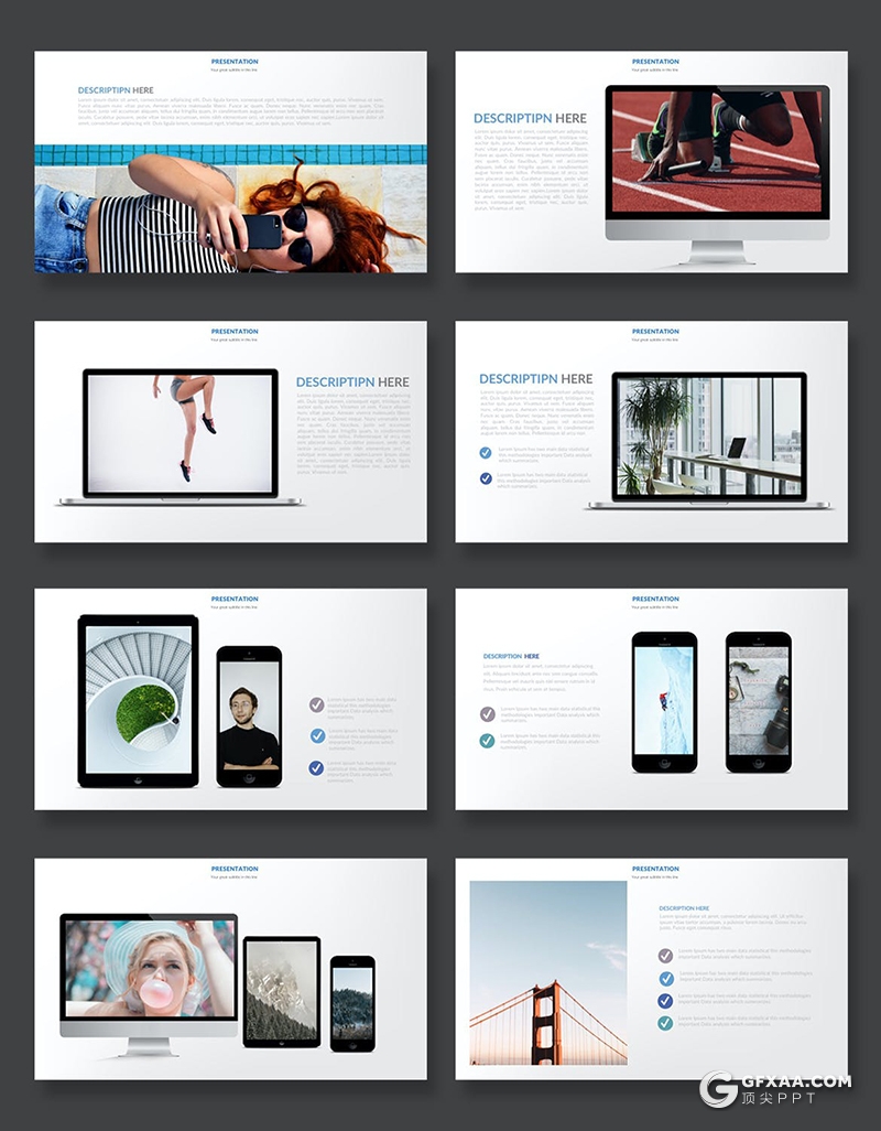 37页创意图片展示国外PPT模板 - 顶尖PPT