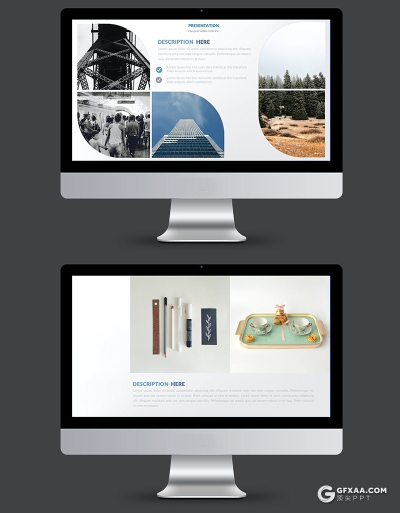 37页创意图片展示国外PPT模板 - 顶尖PPT