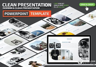 37页创意图片展示国外PPT模板 - 顶尖PPT