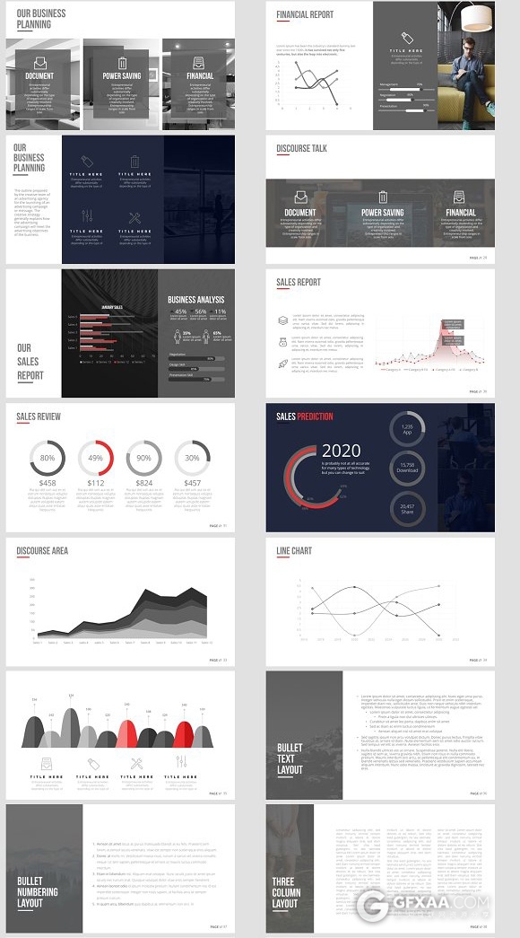 100页极简艺术风格keynote模板 - 顶尖PPT