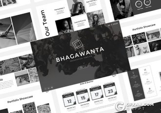 黑白简约风格国外多用途PPT模板 - 顶尖PPT