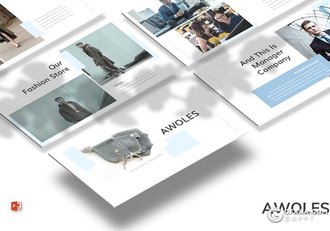 30页极简风格企业团队人员简介商务风格PPT模板 - 顶尖PPT