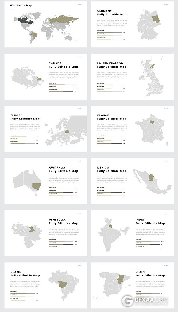 80多页极简艺术商务风格keynote模板 - 顶尖PPT