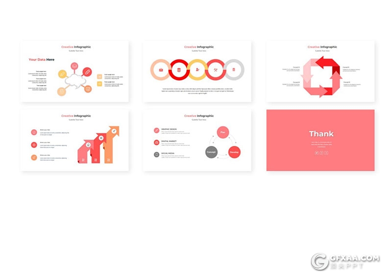 30页简约范时尚服装秀时尚模特写真PPT模板5种配色 - 顶尖PPT