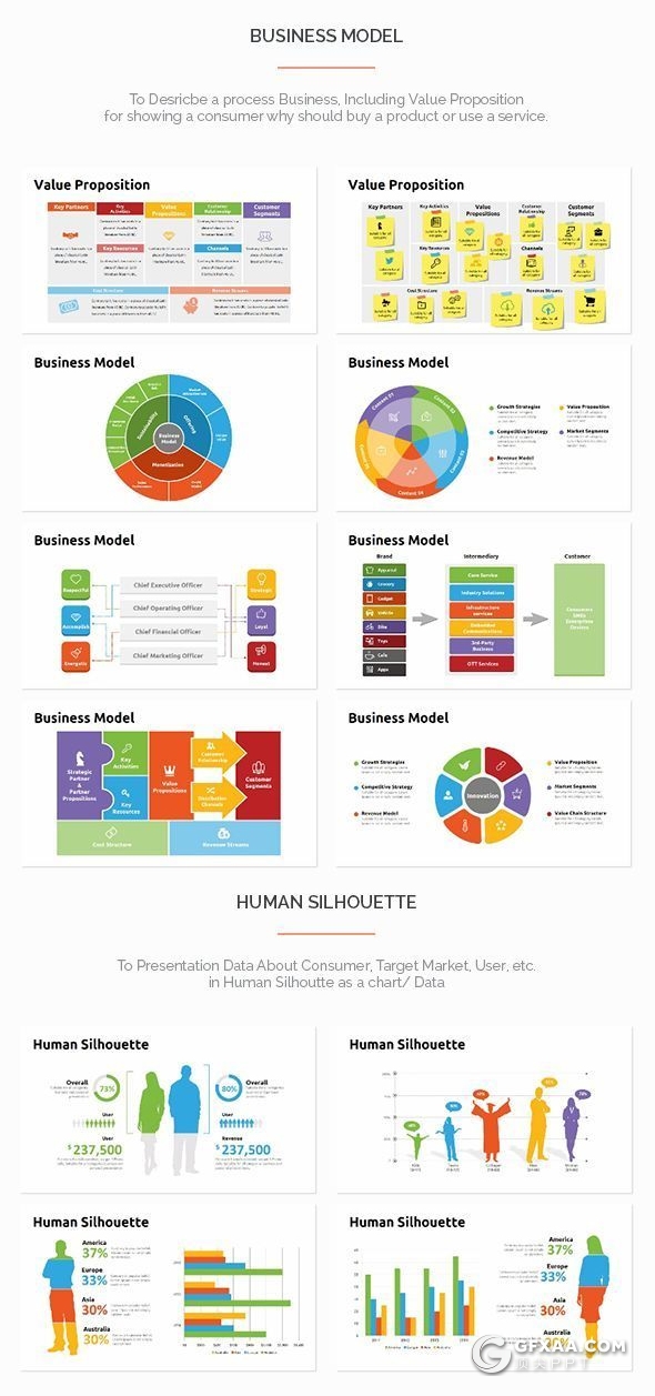 300页国外商务数据图表创意信息图形ppt模板超级ppt图形大合集 - 顶尖PPT