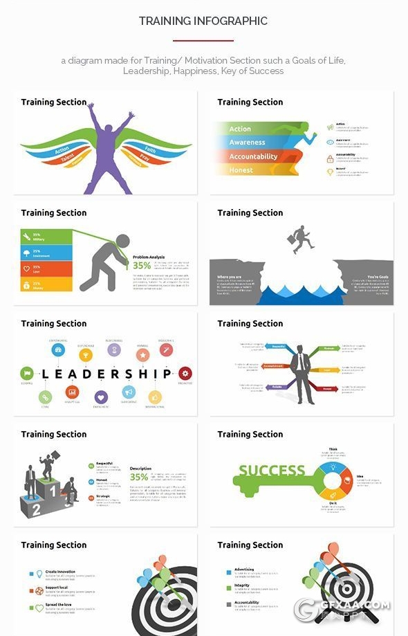 300页国外商务数据图表创意信息图形ppt模板超级ppt图形大合集 - 顶尖PPT