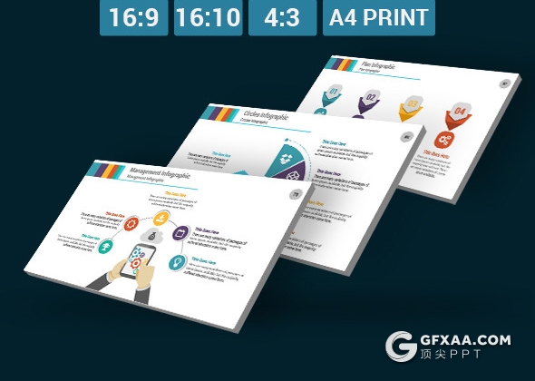 20种配色4种尺寸154页欧美商务数据图形企业介绍业务合作PPT模板 - 顶尖PPT