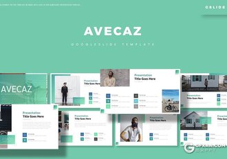 30页简约清新风格多用途Google slides模板5种配色 - 顶尖PPT