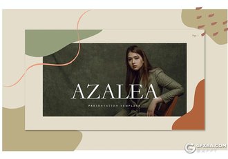 52页简约文艺小清新风格时尚国外PPT模板 - 顶尖PPT