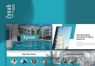 30页酒店管理酒店介绍酒店项目规划总结PPT模板 - 顶尖PPT