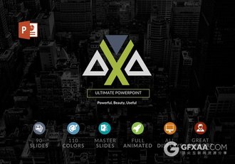 90页商务图形图表PPT模板多种比例100种配色 - 顶尖PPT