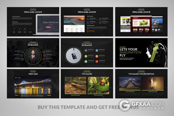 90页商务图形图表PPT模板多种比例100种配色 - 顶尖PPT