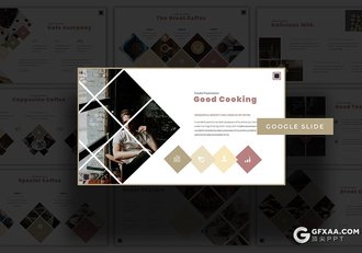 30页咖啡种类产量数据分析介绍Google slides模板5种配色 - 顶尖PPT