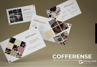 30页咖啡种类产量数据分析介绍Keynote模板5种配色 - 顶尖PPT