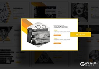 30页简约商务多用途国外Keynote模板5种配色 - 顶尖PPT