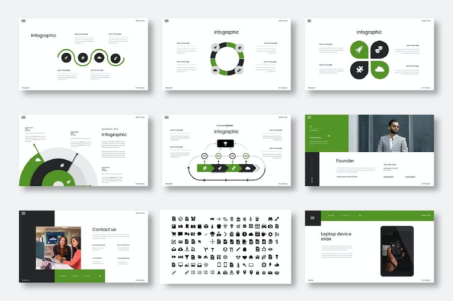 商务企业发展战略规划实施Keynote模板 - 顶尖PPT
