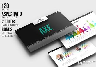 120页+90页创意商务图形数据分析ppt模板 - 顶尖PPT