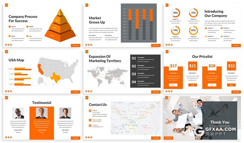 30页商务通用团队简介企业组织架构工作总结PPT模板 - 顶尖PPT