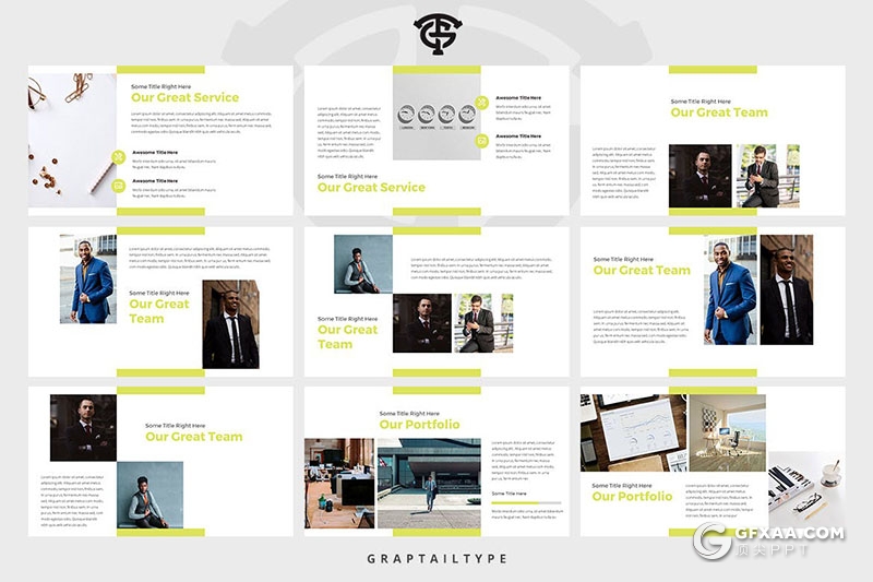 30页国外简约风格品牌形象展示keynote模板 - 顶尖PPT