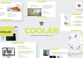 30页国外简约风格品牌形象展示PPT模板 - 顶尖PPT