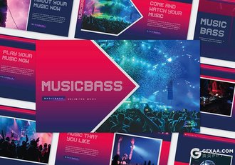 44页渐变色演唱会现场活动策划PPT模板 - 顶尖PPT