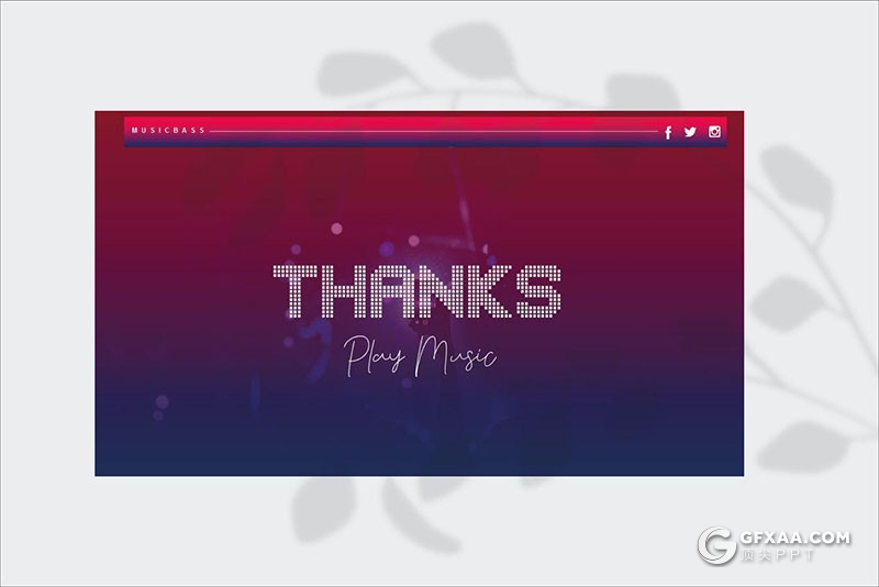 44页渐变色演唱会现场活动策划PPT模板 - 顶尖PPT