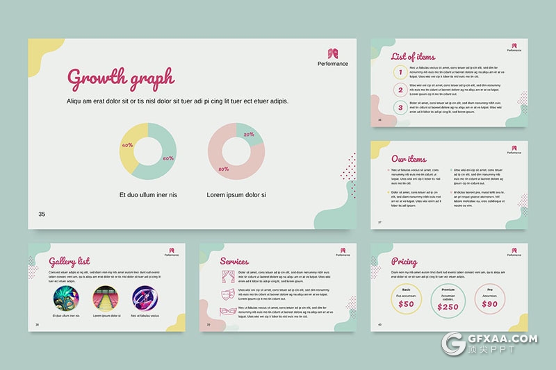 51页彩色歌剧院介绍演出节目展示宣传PPT模板 - 顶尖PPT