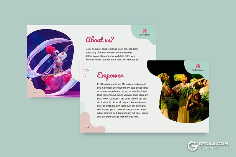 51页彩色歌剧院介绍演出节目展示宣传PPT模板 - 顶尖PPT