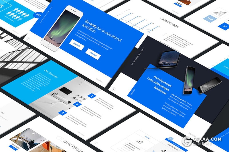 61页商务风格企业商业计划书工作汇报多用途PPT模板 - 顶尖PPT