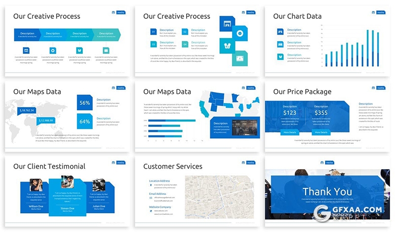 30页国外商务风格企业工作计划总结欧美PPT模板 - 顶尖PPT