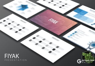 8套国外扁平化商务风格PPT模板合集 - 顶尖PPT