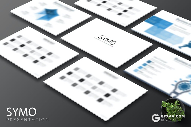 8套国外扁平化商务风格PPT模板合集 - 顶尖PPT