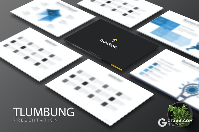 8套国外扁平化商务风格PPT模板合集 - 顶尖PPT