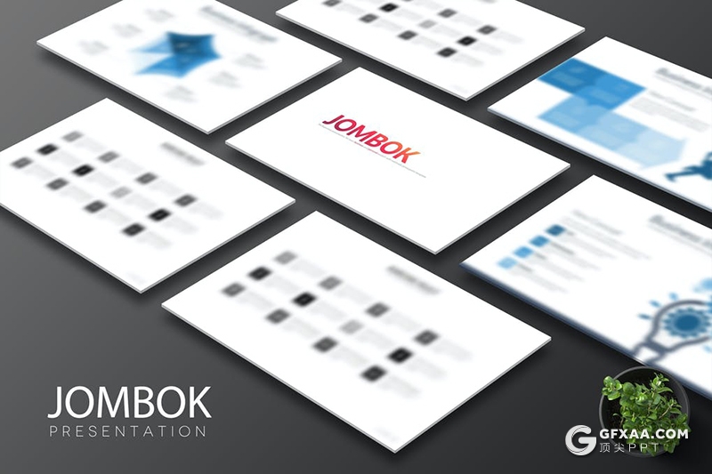 8套国外扁平化商务风格PPT模板合集 - 顶尖PPT