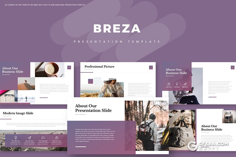 30页国外简约商务多用途PPT模板5种配色 - 顶尖PPT