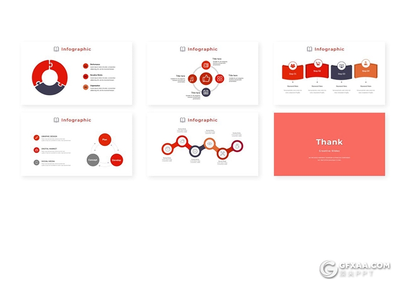 30页简约商务多用途PPT模板5种配色 - 顶尖PPT