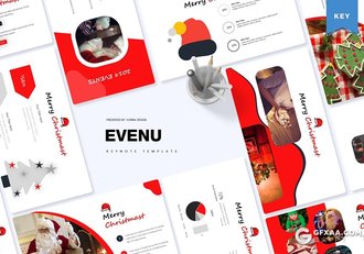 30页喜庆风格圣诞节宣传展示活动策划keynote模板 - 顶尖PPT