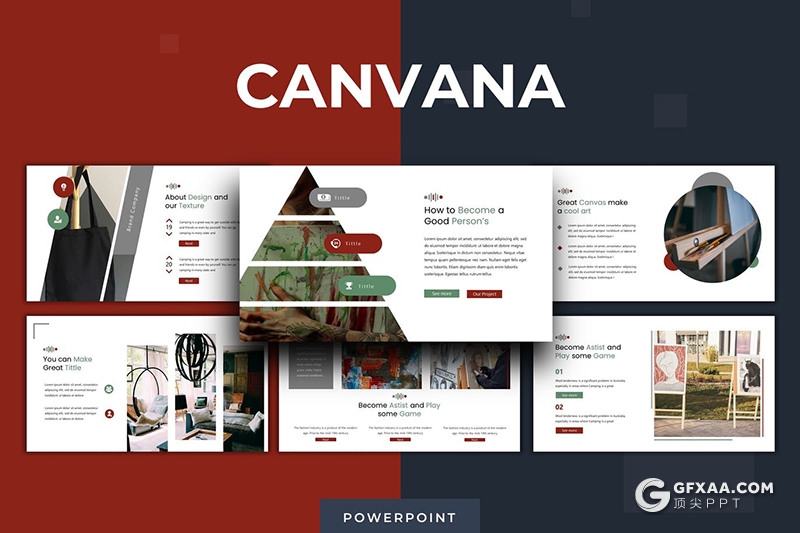 30页时尚商务风格数据分析工作计划总结通用PPT模板5种配色 - 顶尖PPT