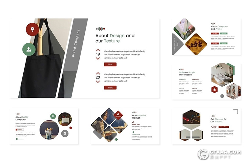 30页时尚商务风格数据分析工作计划总结通用keynote模板5种配色 - 顶尖PPT