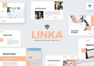 30页扁平化商务风格企业团队简介通用keynote模板 - 顶尖PPT