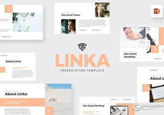 30页扁平化商务风格企业团队简介通用PPT模板 - 顶尖PPT