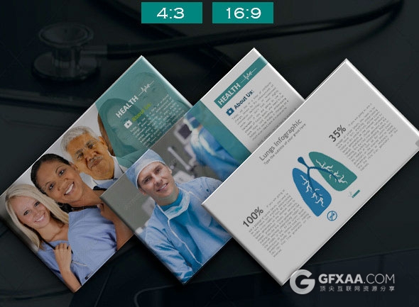 医生医疗护士健康体检Keynote模板 - 顶尖PPT