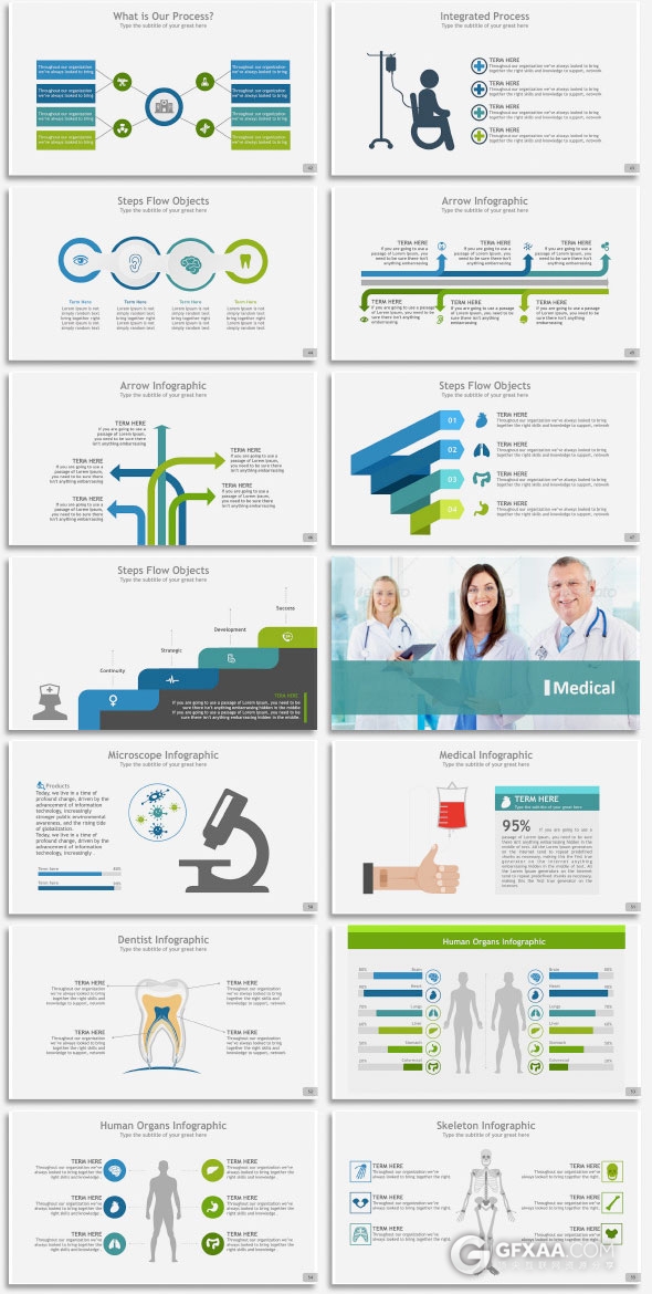 医生医疗护士健康体检Keynote模板 - 顶尖PPT