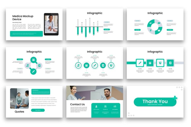 医学会议报告学术研究成果展示keynote模板 - 顶尖PPT