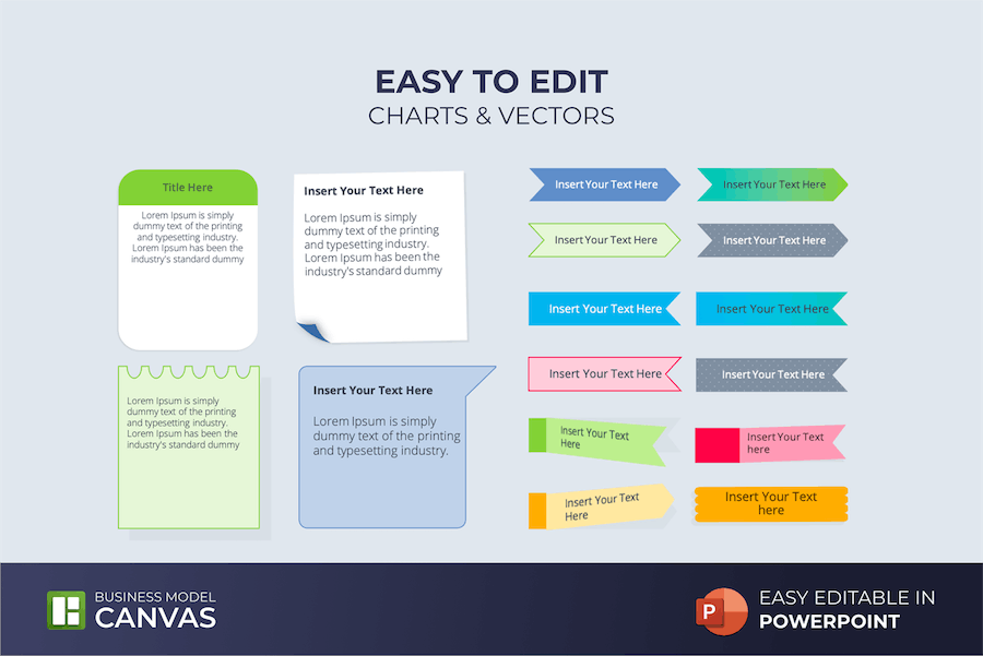 商业模式画布创业策划PPT演示模板 - 顶尖PPT