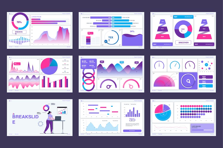 KPI关键绩效指标数据分析展示PPT模板 - 顶尖PPT