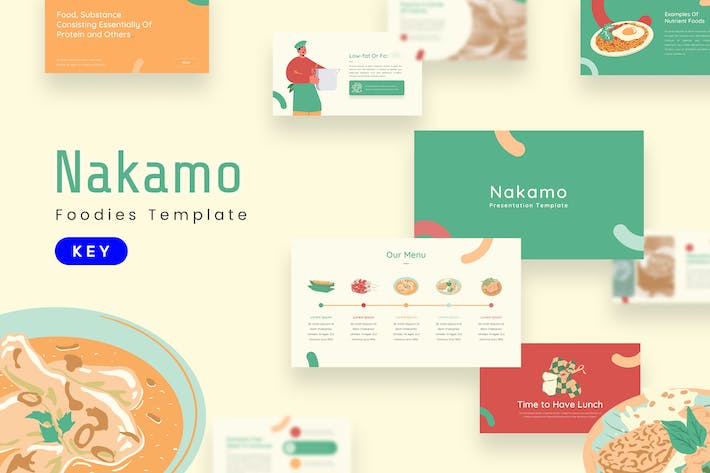 餐饮美食品牌商业融资计划书Keynote模板 - 顶尖PPT