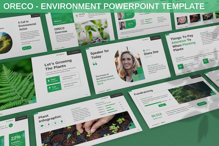 环保生态资源保护方案PPT模板 - 顶尖PPT