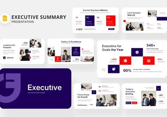 执行摘要PPT精简展示模板 - 顶尖PPT
